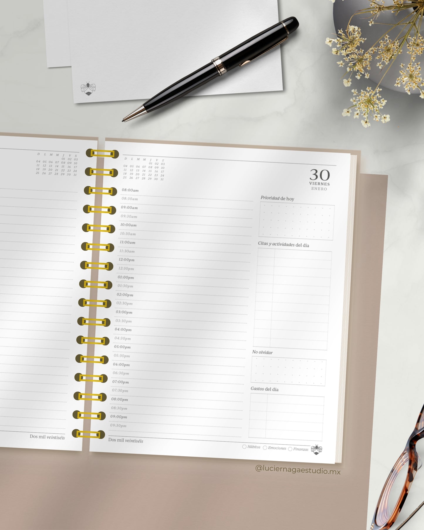 Agenda Diaria Ejecutiva