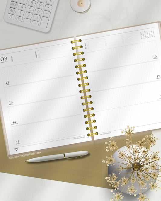 Agenda Semanal Párrafo