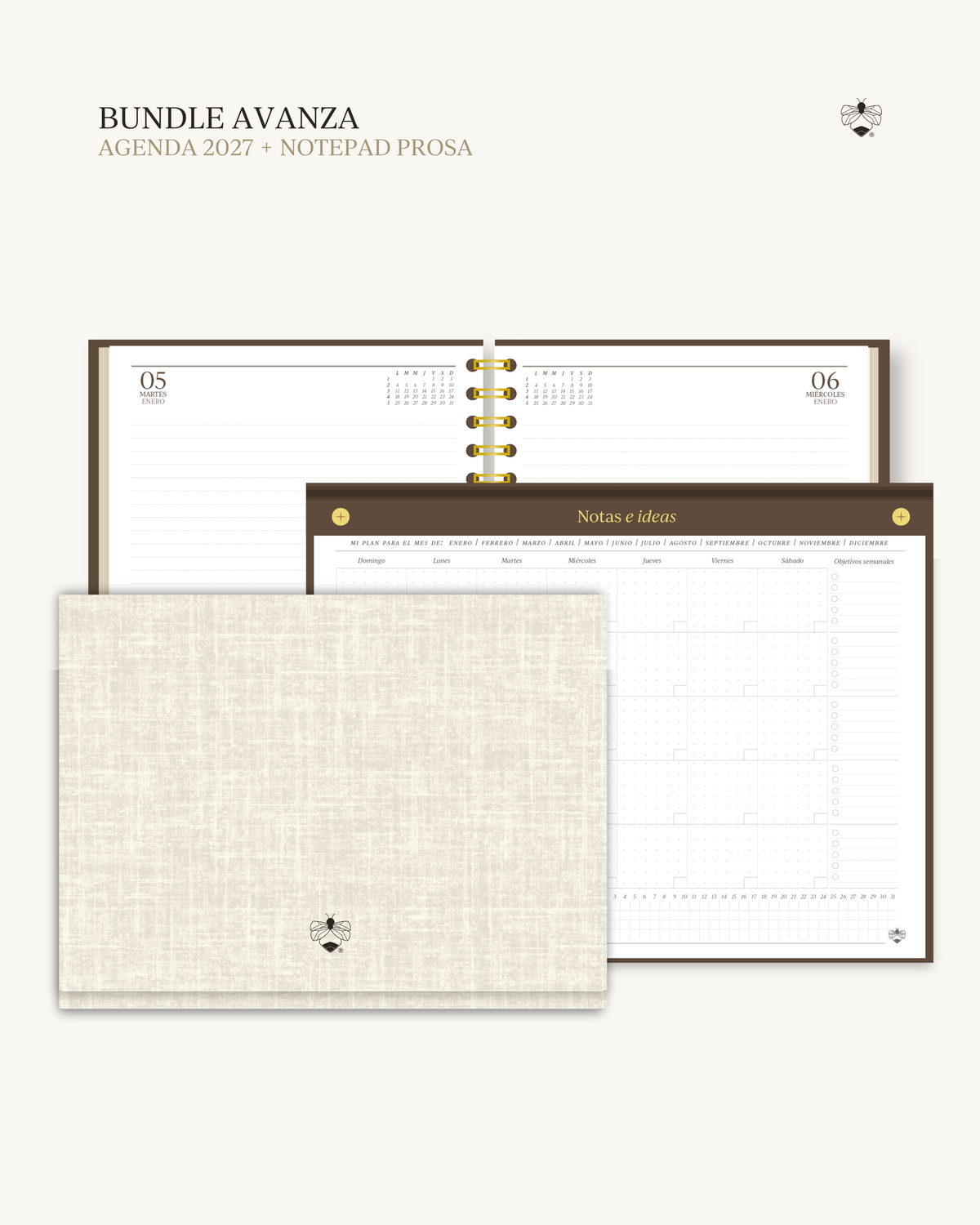 Bundle Avanza | Agenda 2027 + Notepad Prosa