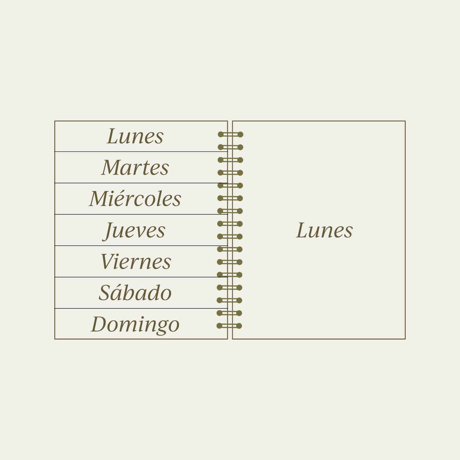 Balance: página diaria + semanal