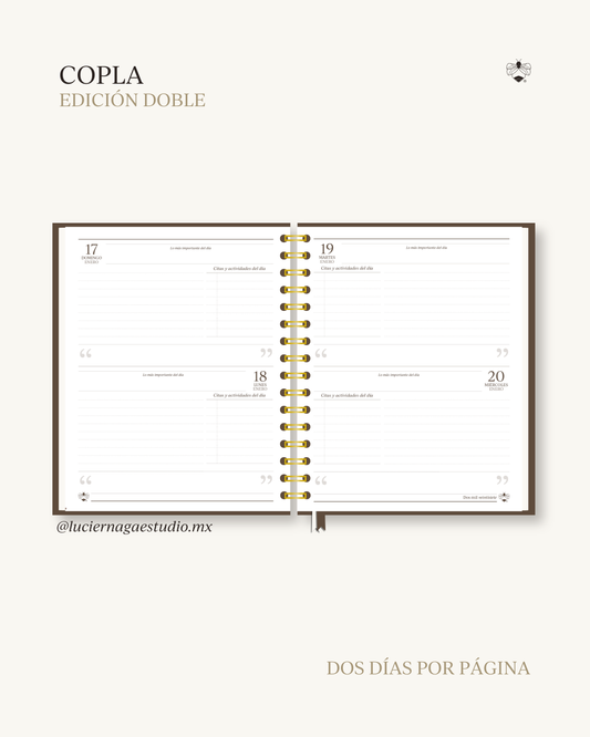 Agenda Copla 2027 | Edición Doble