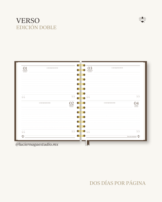 Agenda Verso 2027 | Edición Doble