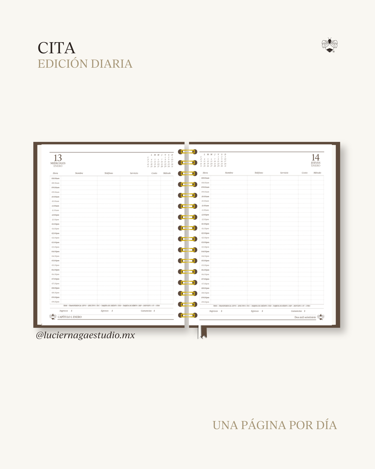 Agenda Cita 2027 | Edición Diaria