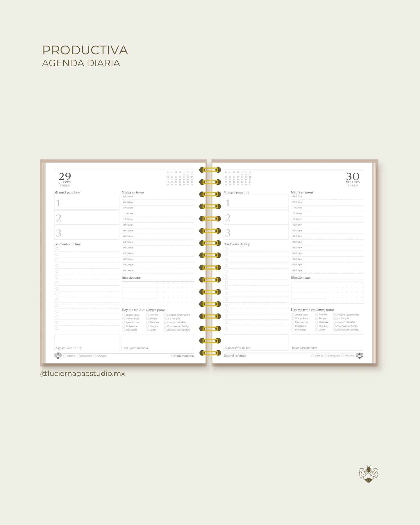 Agenda Diaria Productiva