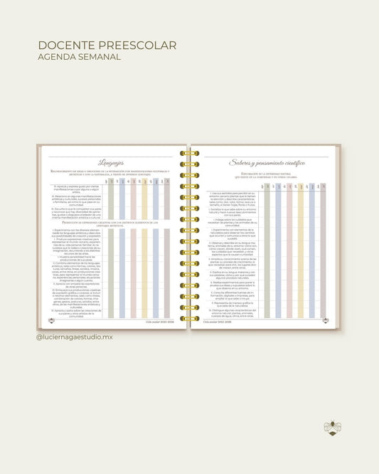 Agenda Preescolar 2025-2026