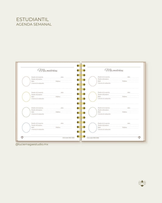 Agenda Estudiantil 2025-2026