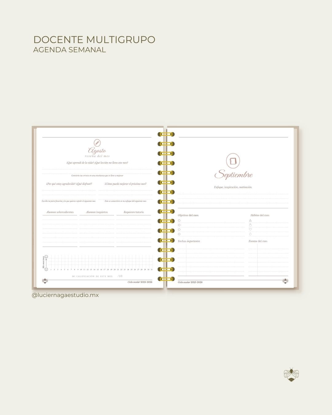 Agenda Docente Multigrupo 2025-2026