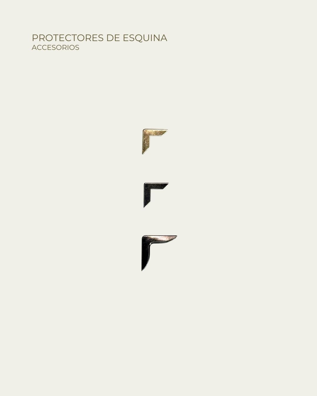 Esquineros metálicos