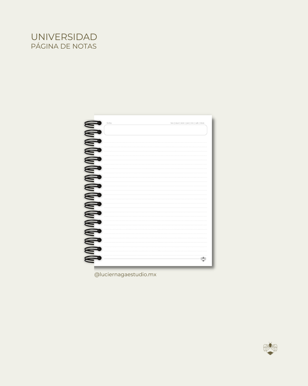 Cuaderno Page