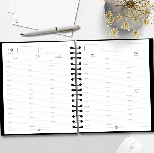 Agenda Semanal Vertical